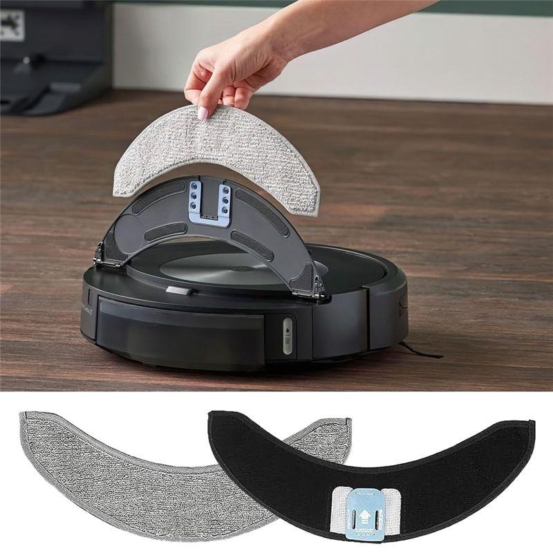 A20F-Replacement Parts For Irobot Roomba Combo J7+/J7 Plus Robot Vacuum Cleaner Rubber Brushes+ Mopping Pads+ HEPA Filters