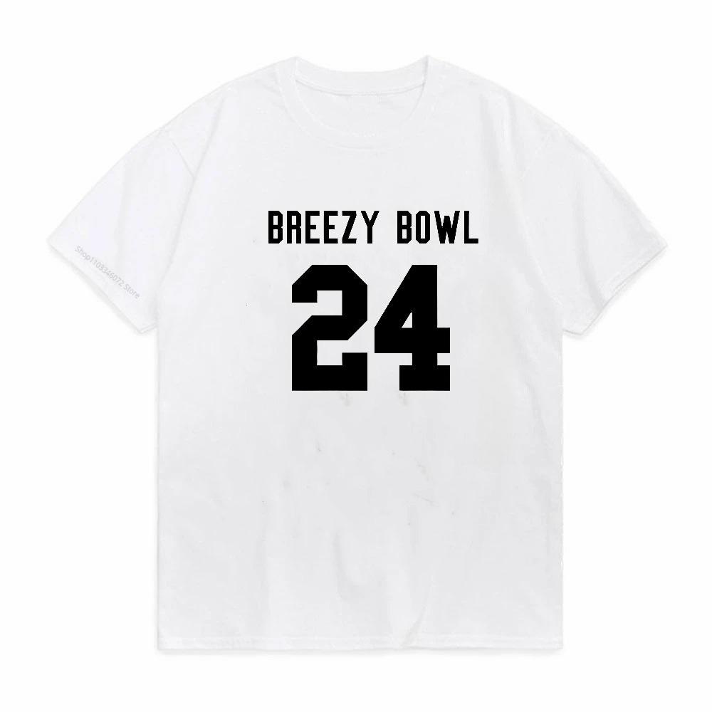 BREEZY BOWL 24 Koszulki Chris Brown Piosenkarz Graficzna Koszulka Krótki Rękaw Okrągły Dekolt Unisex Streetwear Miękka Bawełna MężczyźniKobiety T Shirt