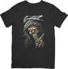 Calavra Music Unisex Fit for Men & Women Quality Cotton T-Shirt Black