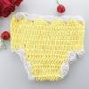 Newborn Photography Props Infant Costume Outfit with Flower Headband Baby Girl Fotografia Crochet Costumes