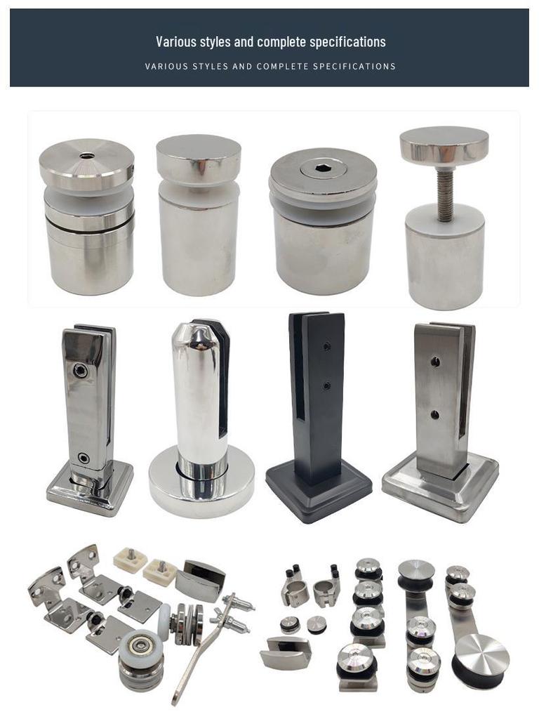 304 Stainless Steel Glass Pool Clamp Handrail Base Clip