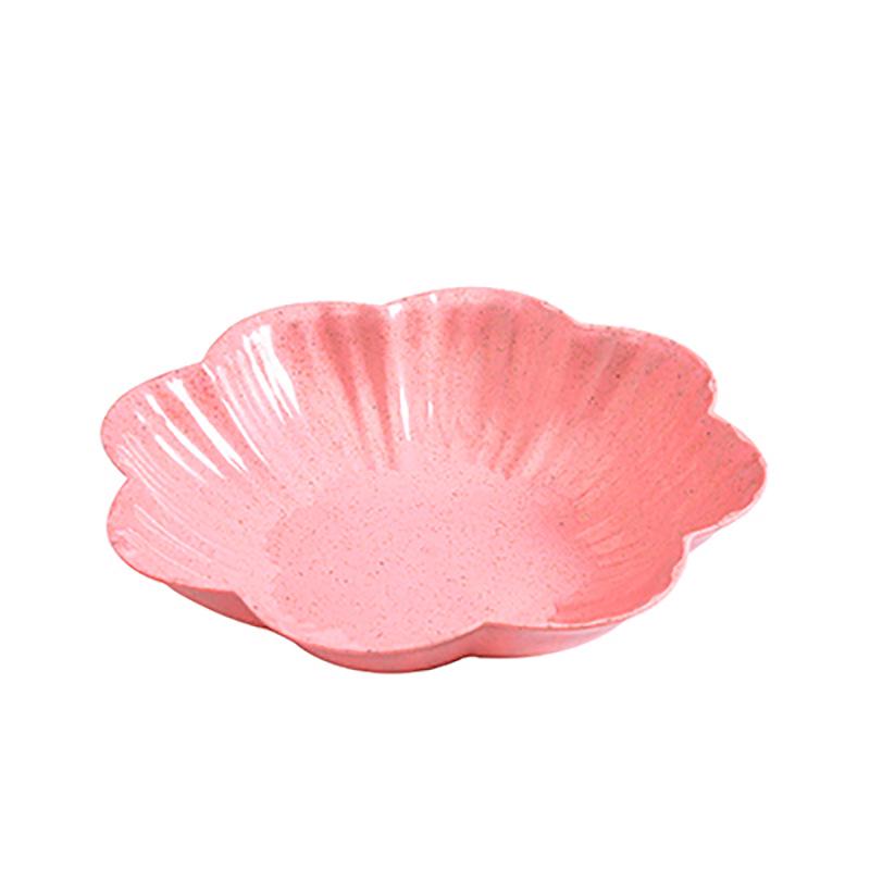 Plum Blossom Shape Fruit Plastic Plate Bowl Candy Melon Snack Nut Box Living Room Home Decoration