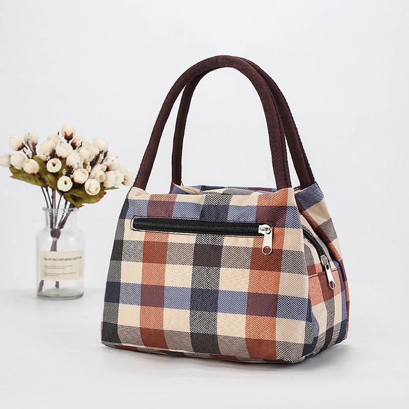 Waterproof Oxford Tote: Stylish Handbag for Middle-Aged Women - Perfect for Work and Outings