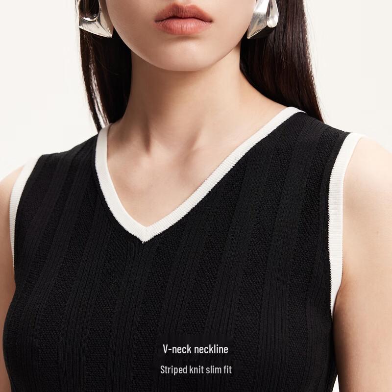 Vero Moda 2025 Summer Lyocell Blend Ribbed Knit Top