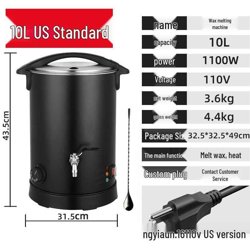 European & American Standard Stainless Steel Beauty Salon Wax Melting Machine