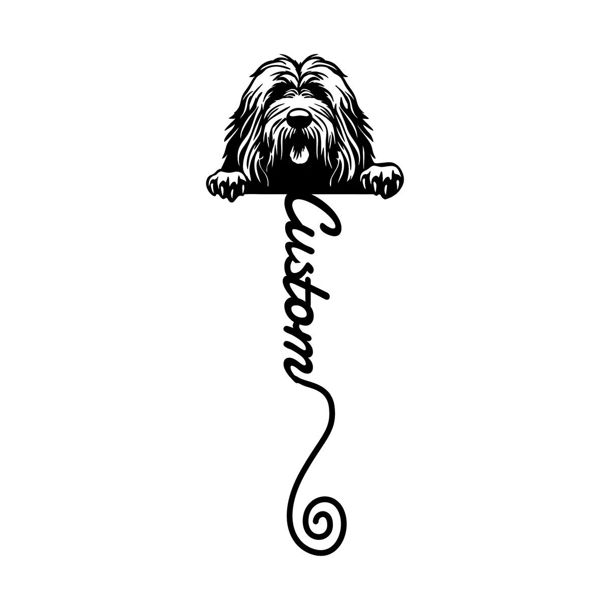 

Metal Bookmark, Book Lover Gift, Komondor Dog Bookmark, Back to School, Teacher Appreciation, Unique Reading Accessory, Pet Lover Gift