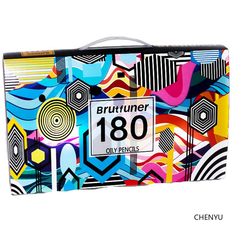 Brutfuner 48/72/120/150/160/180colors Pencils Professional Oil Wood Soft Watercolor Pencil For School Draw Sketch Art Supplies