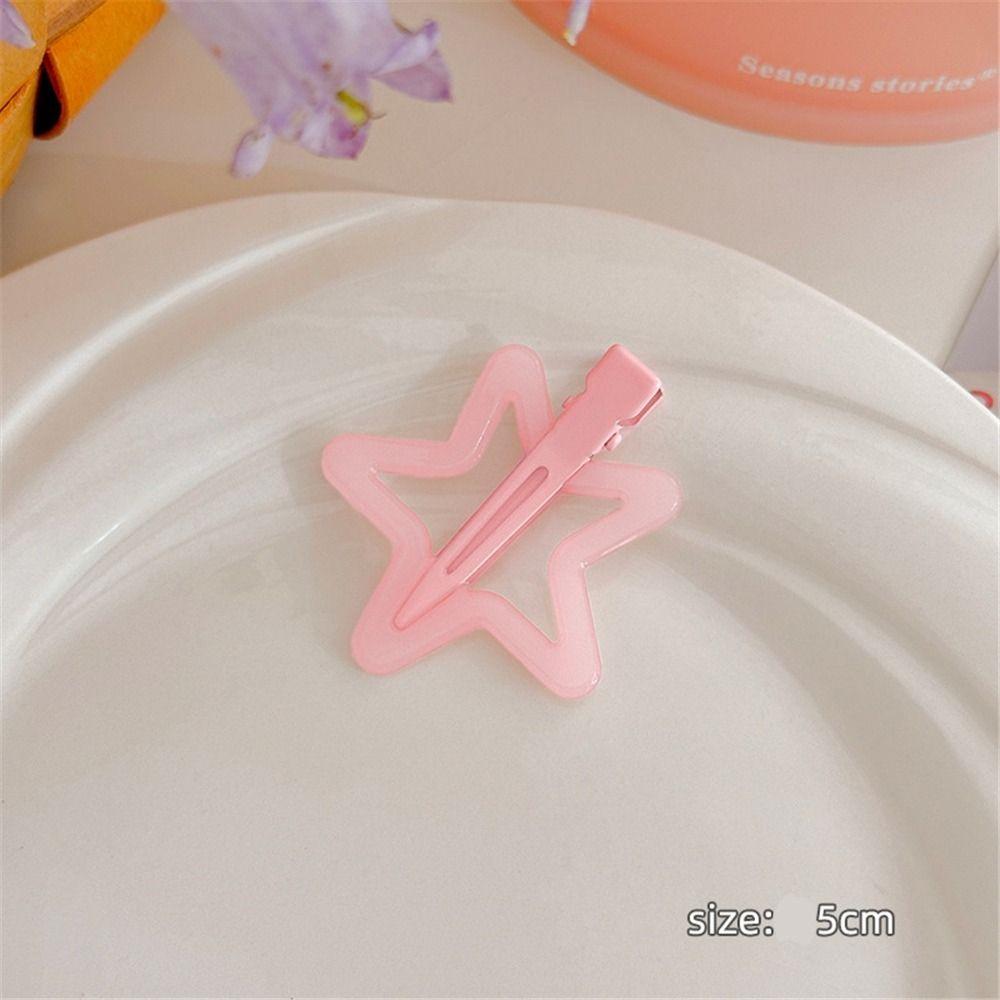 Colorful Star BB Hair Clips Cute Side Barrettes Hair Grip High Quality Star Hairpin