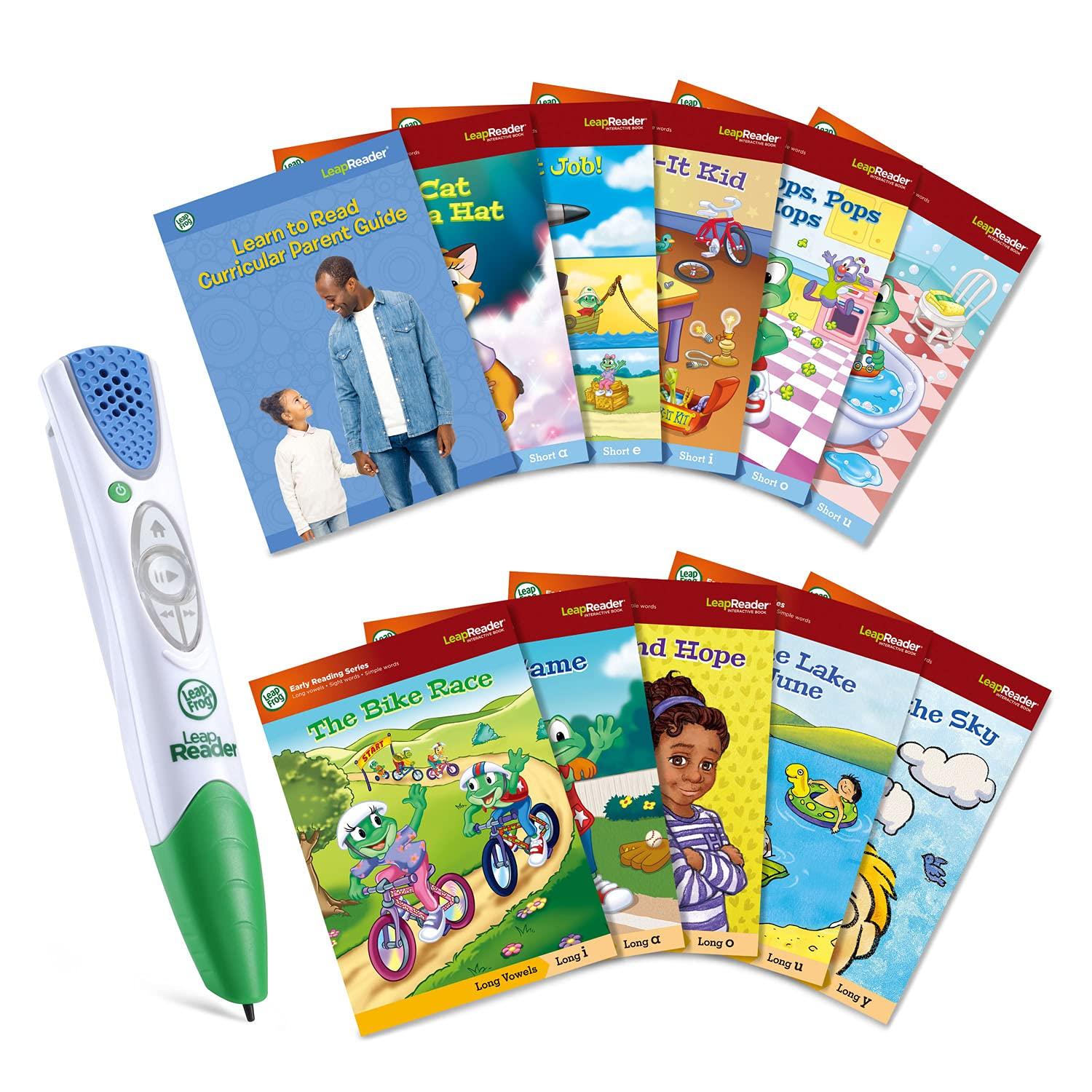

LeapFrog Enterprises LeapFrog LeapReader System Learn to Read, комплект из 10 книг [LeapFrog Enterprises] 80-61612E [Товар] зелёный