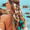 Elegant Feather Hair Accessory For Women Unique Hairpieces Cosplay Headwear For Long Short Curly Or Straight Hair