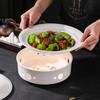 Chinese Style Ceramic Candle Warmer Dry Pot Dish