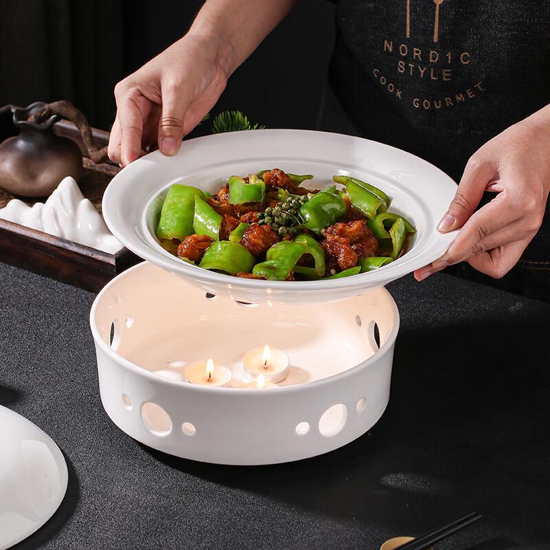 Керамическая подставка для подогрева свечей и подачи блюд