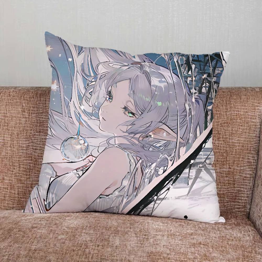 Sousou No F-Frieren Pillow Case Pillowcase Home Sofa Cushions Car Cushions Pillowcover Office Pillowshell Pillow