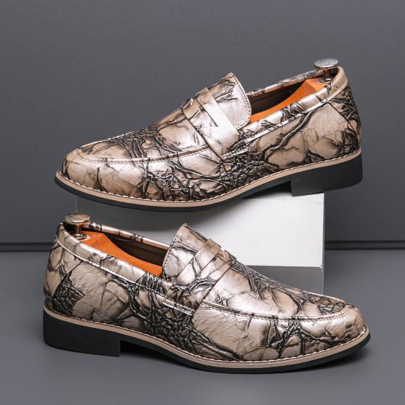 Fashion New Black Casual Men's Loafers Fashion Designer's New Style Office Leisure Business Party Adult Nightclub Shoes Plus Size 38-46