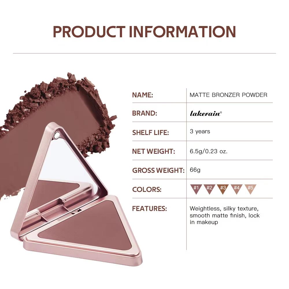No Limits Matte Bronzer Long Lasting Contour Makeup for Face Shading Blusher Plumps Appearance Smooth Finish Cosmetics