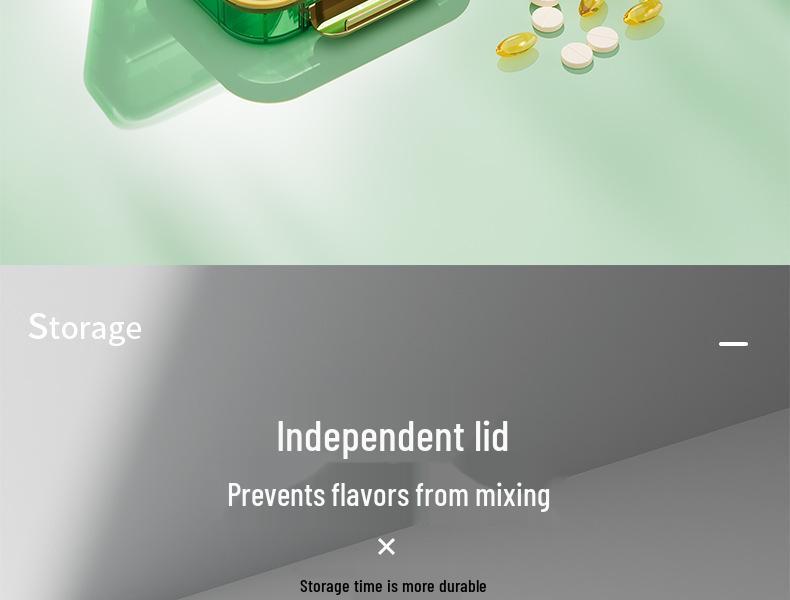 Portable Moisture-Proof Medicine Box: Light-Proof, Multi-Compartment, Weekly Organizer
