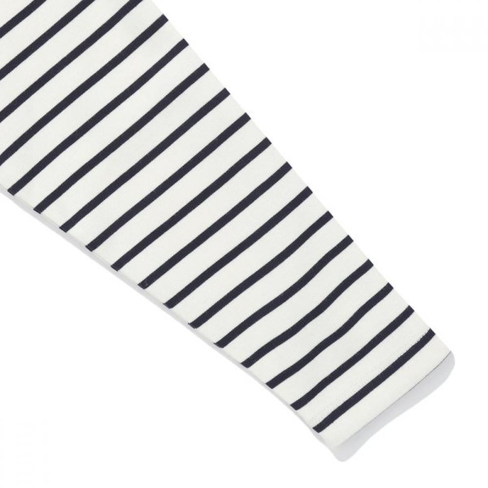 The Coffee Bean   Tea Leaf Navy STripe Long Sleeve T shirT ba13Ts02nv