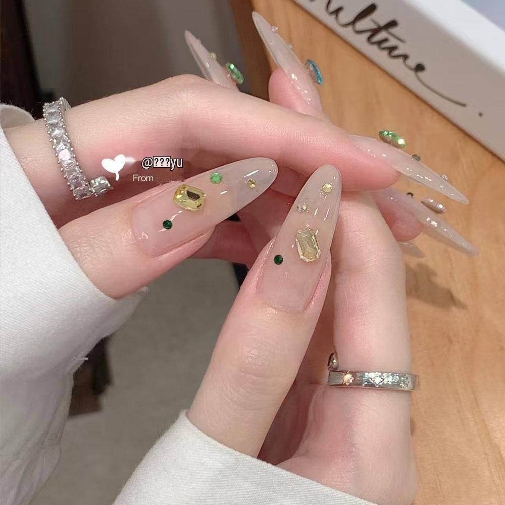Hot Sale Colored Octagonal Nail Art Rhinestones - Super Shiny, Pointed Bottom, Irregular Shapes, Monkey Style.