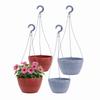 Grey Brown Hanging Flower Pots Self Watering Plant Flowerpot High Quality Planter  Balcony Decor