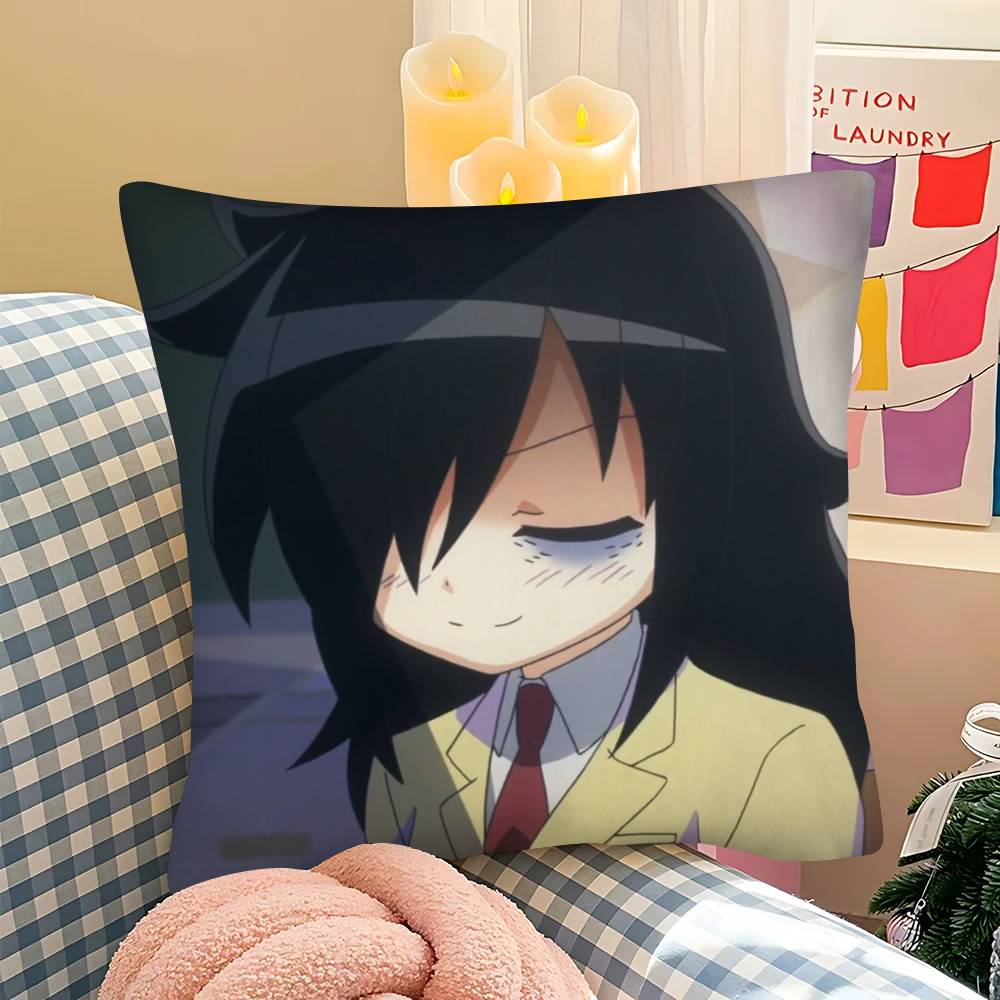 1pc Tomoko Kuroki Pillow Case Fashion Square Pillowcase Bedroom Sofa Room Ins Decoration Leisure