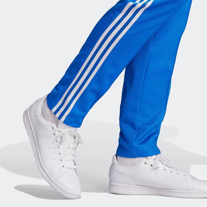 Adidas Originals Adicolor Classics Beckenbauer Tracksuit Bottoms With Three Stripes And Contrasting Elastic Waist Men Bottoms Blue IM4546