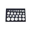 25 Pieces Watch Case Back Press Die Kit Exact for Bench Work