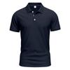 Men's Simple Quick-Drying Polo POLO Shirt Golf Type Men's Gentleman Loose Breathable Lapel Short Sleeves