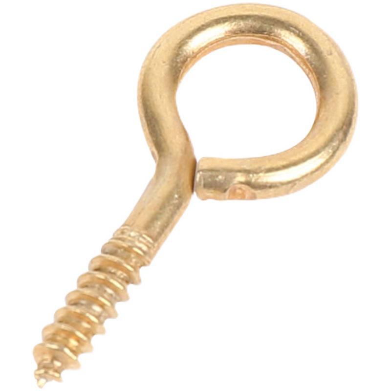 Metal Sheep Eye Self-Tapping Screw with Ring Hook Pendant for Key and Toy