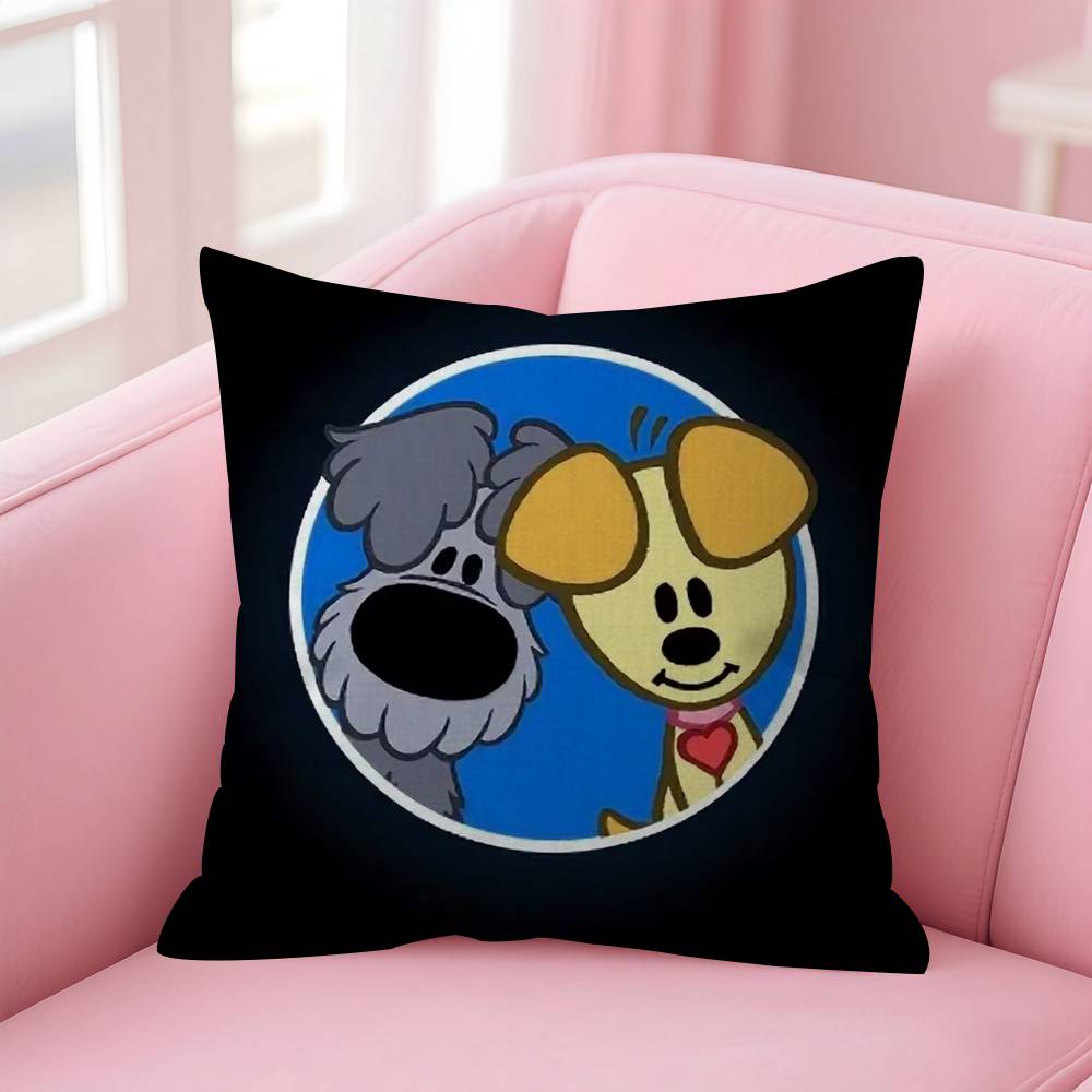 Anime Woezel And Pip  Pillow Cover Sofa Cushion Cover Home Room Decoration Children Gift