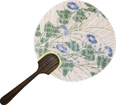 Maruzen Summer Morning 26 X 15 X Cm Fan, Glory, Beige, Approx. 0.9