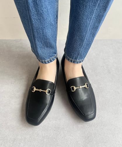 [Pompes Sautables] Mocassins à bout carré avec motifs mors / R-3210