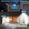 Solar Sensing Wall Light Intelligent 234LED Solar Light Outdoor Rechargeable Bright Street Light with Remote Control Decorative Garden Light