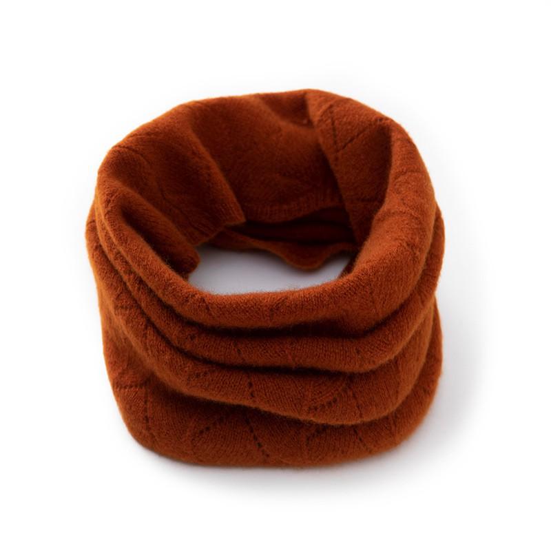 100% Wool Knit Neck Warmer Unisex Winter Scarf Lightweight Warm Cowl Outdoor Streetwear