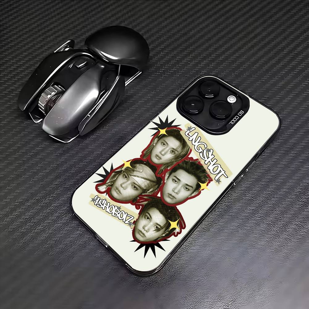 LNGSHOT SHOT CALLERS lngshot4sho Чехол для телефона для iPhone 17,16,15,14,13,12,11 Plus,Pro Max,Цветной серебристый чехол для телефона iPhoneXSMAX