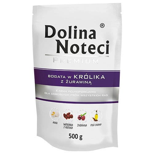 Dolina Noteci Premium Rich in Rabbit with Cranberries - Doypack 500G