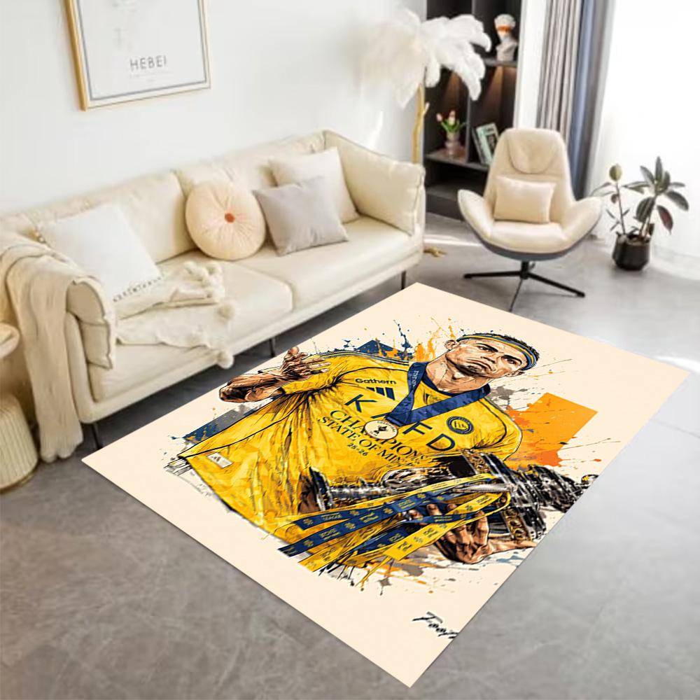 Champion's Glory Celebration Area Rug Design for Hallway Dormitory Study room Dining Room Anti-slip Rug Decorate Offices