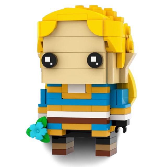 Buildmoc Wild Breath Link Skull Kid Kass Lynel Chest Vaatis Urbosas Figures Building Blocks Toys for Children Gifts