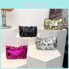 Stilvolle Koreanische Pailletten-Abendtasche Für Damen In Gold Silber Knallpink Und Schwarz 2024