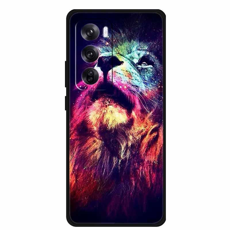 Funda For OPPO Reno 12 / Reno12 Pro Global Case Fashion Printed Soft Silicone Back Cover For Reno12 Pro Cat Phone Case Reno12 5G