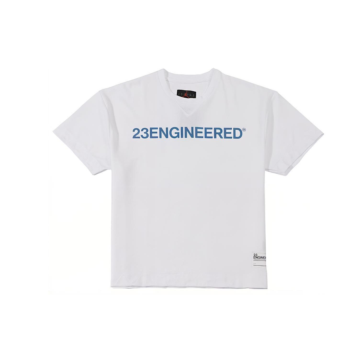 Men s Air Jordan 23 ENGINEERED Sports Short Sleeve White T-Shirt AT9788-100 S