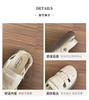 Light commuting white retro non-slip bag head thick-soled slippers for women's summer wear 2025 new height-enhancing cool slippers
