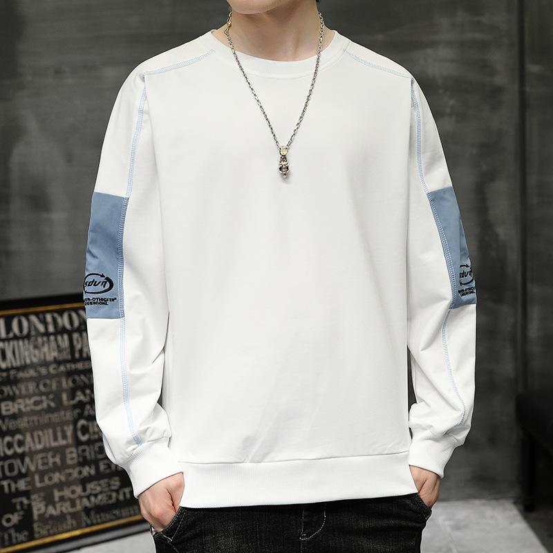 Long Sleeve T-Shirt Men's Crew Neck Sweater Spring and Autumn New Inner Bottom Shirt Teen Student Autumn Top