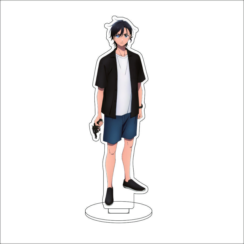 16CM Anime Summer Time Rendering Cosplay Acrylic Stand Ornaments Southern Hizuru Kofune Ushio Figure Stand Halloween Gifts