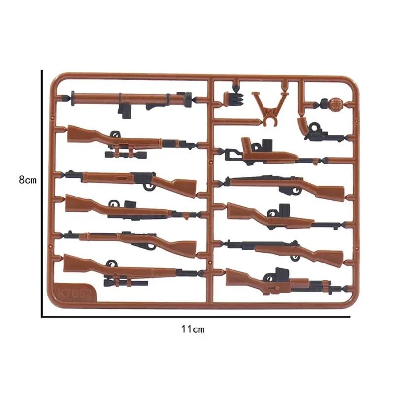 Building Blocks Weapons Accessory Soldier Digital Gift Ninja Sword Mortar Cannon Missile Launcher RPG Toys Mini Brick X006
