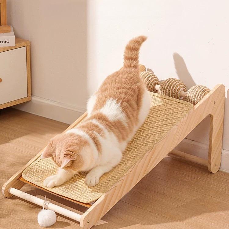 1PC Sisal Cat Scratch Board Sturdy Cat Scratch Pillar Heavy Duty Anti-Scratch Mat Cat Gift For Living Room Bedroom Sofa Wall Cat Owner Cat Exercise