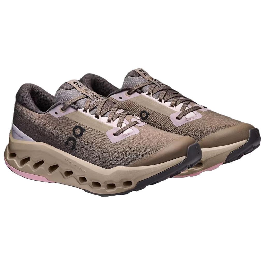 ON  Cloudsurfer Trail 2 Waterproof Cinder Desert Women Sneakers Grey 3WF30123318