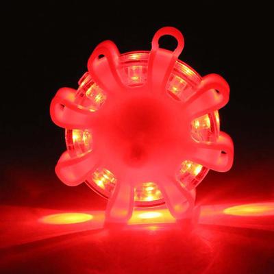 8 LED İşaret Fişeği Acil Durum Işıkları Yol Kenarı Güvenlik İşaretleyici Disk Yanıp Sönen Uyarı Fişeği Kiti Manyetikli Yol Kenarı Uyarı Flaşörü ile