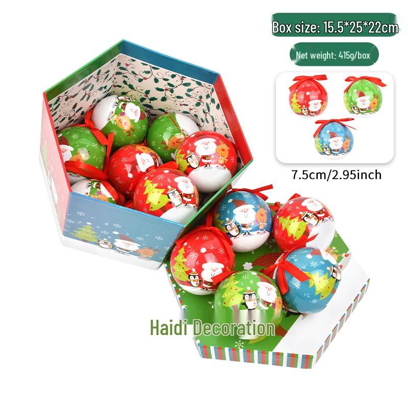 Enfeites de Árvore de Natal Criativos: Bolas de Memória e Pingentes de Papel com Padrão Pintado