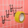 10Pcs Durable Retail Shop Mesh Stall Hangers Coat Bag Wall Hook Supermarket Shelf Hook Reusable Metal Mesh Panel Hooks