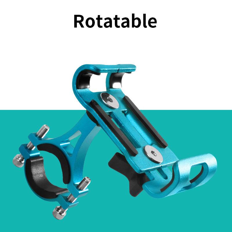 Adjustable Motorcycle Phone Holder Aluminum Alloy Anti-slip Bracket Gps Clip Universal Bicycle Stand Support For Smartphones